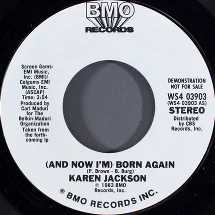 Karen Jackson - (And Now I'm) Born Again