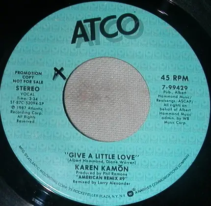 Karen Kamon - Give A Little Love