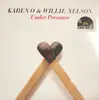 7inch Vinyl Single - Karen O & Willie Nelson - Under Pressure - White/Blue Opaque