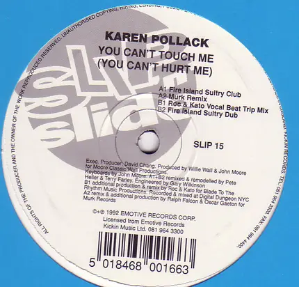 Karen Pollack - You Can't Touch Me
