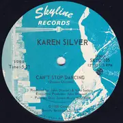12inch Vinyl Single - Karen Silver - Fake (Special Re-Mix) / Can't Stop Dancing - Still Sealed