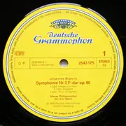 LP - Brahms - Symphonie Nr.3 / Alt-Rhapsodie Op. 53