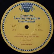 10'' - Mozart - Sinfonie Nr. 40 - Mono