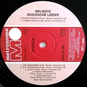 LP - Karl-Heinz Hocke - Beliebte Russische Lieder