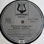 LP - Karl Heinrich Waggerl - Liest Wagrainer Geschichten