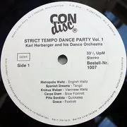 LP - Karl Herberger And His Dance Orchestra - Strict Tempo Dance Party Vol. 1