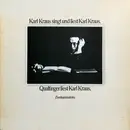LP-Box - Karl Kraus - Karl Kraus Singt Und Liest Karl Kraus - booklet