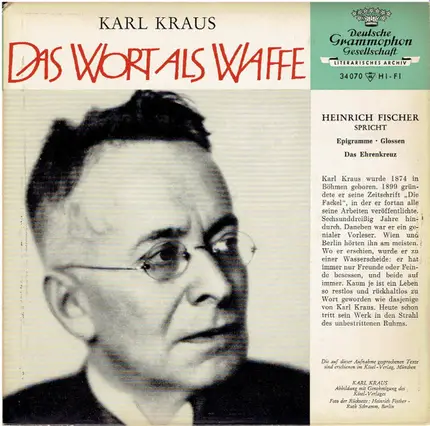 Karl Kraus - Das Wort Als Waffe