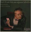 LP - Karl Kraus - Karl Kraus singt und liest Karl Kraus, Qualtinger liest Karl Kraus