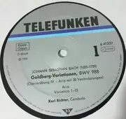LP - Karl Richter Harpsichord Johann Sebastian Bach - Goldberg-Variationen