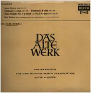Bach - Fanttasie BWV 572 / Trio-Sonate Nr. 6 BWV 530 a.o.