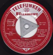7inch Vinyl Single - Karl Schmitt-Walter - Hermann Löns - Liedfolge Aus 'Der Kleine Rosengarten' - Fu00fcllschrift