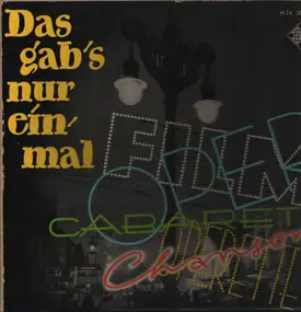 Karl Schmitt-Walter - Das Gab's Nur Einmal