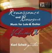 CD - Dowland / Visee / Neusidler / Weiss a.o. - Renaissance And Baroque Music For Lute & Guitar (Masterpieces Of The Classical Guitar, Vol. 2)