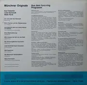 LP - Karl Valentin , Liesl Karlstadt , Weiß Ferdl - Münchner Originale