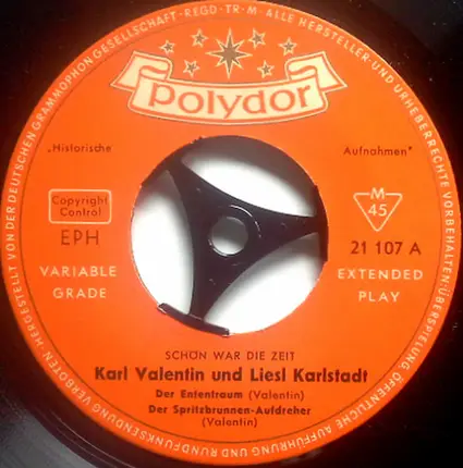 Karl Valentin & Liesl Karlstadt - Schön War Die Zeit