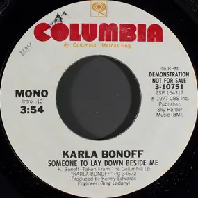 Karla Bonoff - Someone To Lay Down Beside Me