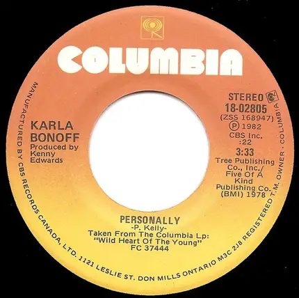 Karla Bonoff - Personally