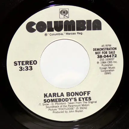 Karla Bonoff - Somebody's Eyes