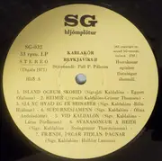 LP - Karlakór Reykjavíkur - Karlakór Reykjavíkur Syngur Fjórtán Lög Eftir Sigvalda Kaldalóns