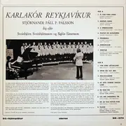 LP - Karlakór Reykjavíkur - Karlakór Reykjavíkur Syngur Lög Eftir Sveinbjörn Sveinbjörnsson Og Sigfús Einarsson
