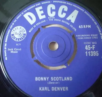 Karl Denver - Mexicali Rose / Bonny Scotland