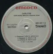 LP - Karlheinz Miklin - Carlitos (Karlheinz Miklin In Buenos Aires)