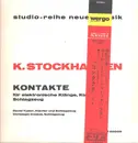 LP - Karlheinz Stockhausen with David Tudor and Christoph Caskel - Kontakte Für Elektronische Klänge, Klavier Und Schlagzeug - OBI + Insert