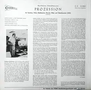 LP - Karlheinz Stockhausen - Prozession