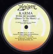 12inch Vinyl Single - Karma - Funk De Mambo (Dance To The Music)