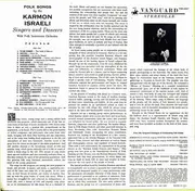 LP - Karmon Israeli Dancers And Singers - Folk Songs By The Karmon Israeli Dancers And Singers