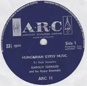 7inch Vinyl Single - Karoly Szenassy Gypsy String Band - Hungarian Gypsy Music