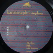 Double LP - Kastrierte Philosophen - Where Did Our Love Go - +7', Ltd Ed