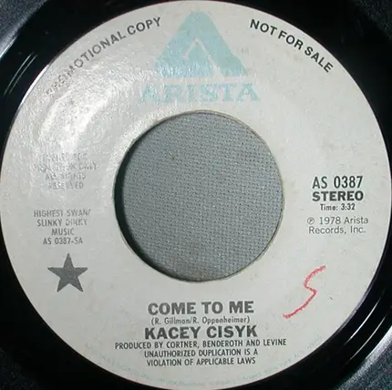 Kasey Cisyk - Come To Me