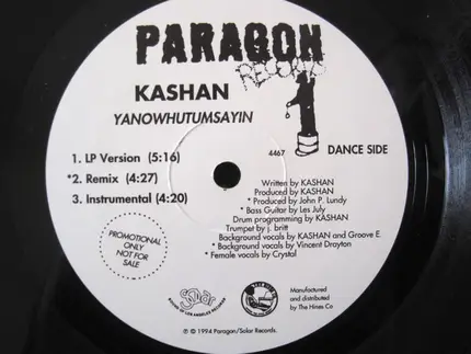 Kashan - Love Is A Good Thang