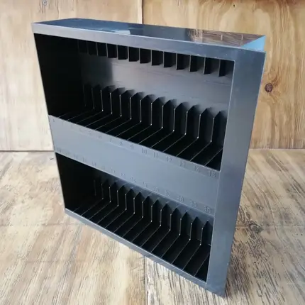 Kassetten-Schublade für LP-Box - in schwarz, für 30 Stück