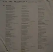 LP - Kate & Anna McGarrigle - Love Over And Over - 53
