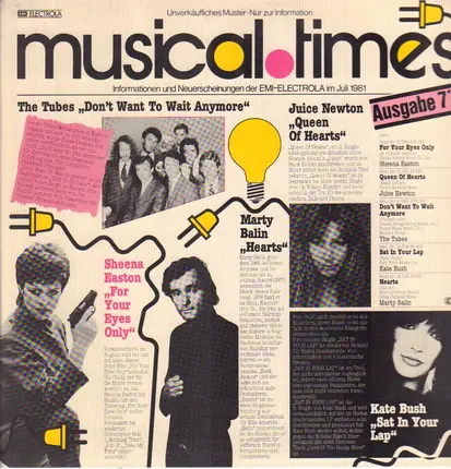 Kate Bush, Sheena Easton a.o. - Musical Times Ausgabe 7'81