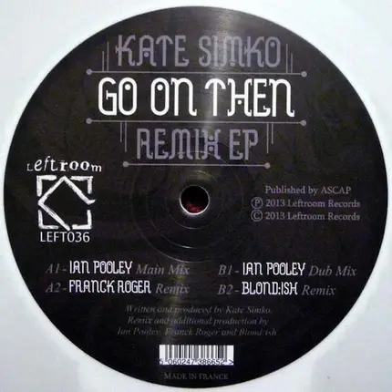 Kate Simko - Go On Then - Remix EP