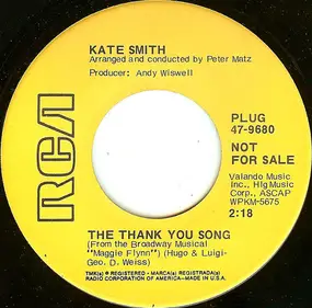 Kate Smith - The Thank You Song