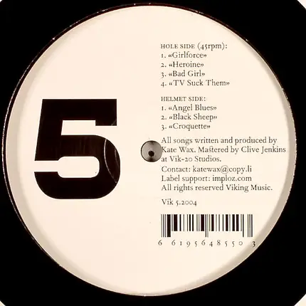 Kate Wax - Black Sheep EP
