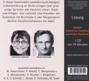 CD - Katharina Thalbach , Stefan Kaminski - Berlin - Ick Wunder' Mir - Digipak