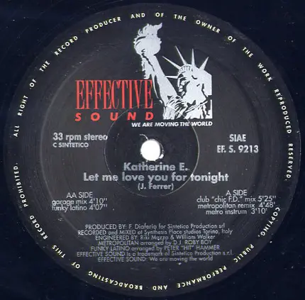 Katherine E - Let Me Love You For Tonight