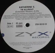 12inch Vinyl Single - Katherine E - I'm Allright