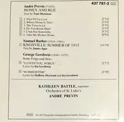 CD - Gershwin, Previn a.o. - Honey And Rue