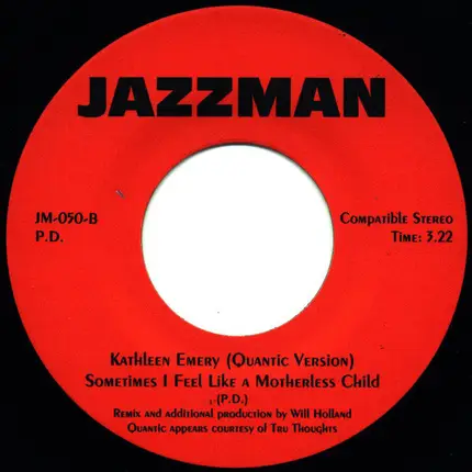 Kathleen Emery - Sometimes I Feel Like a Motherless Child