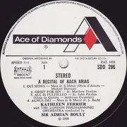 LP - Bach / Händel / Kathleen Ferrier - Bach & Handel Arias