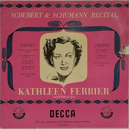 Kathleen Ferrier - Schubert & Schumann Recital