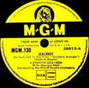 Schellack - Kathryn Grayson - Jealousy / (All Of A Sudden) My Heart Sings