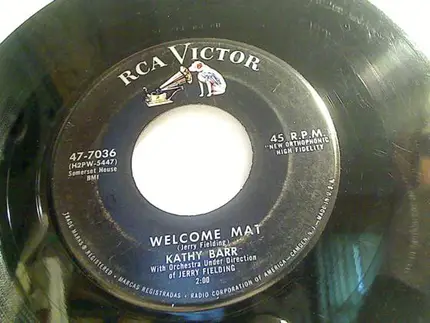 Kathy Barr - Welcome Mat / A Slip Of The Lip